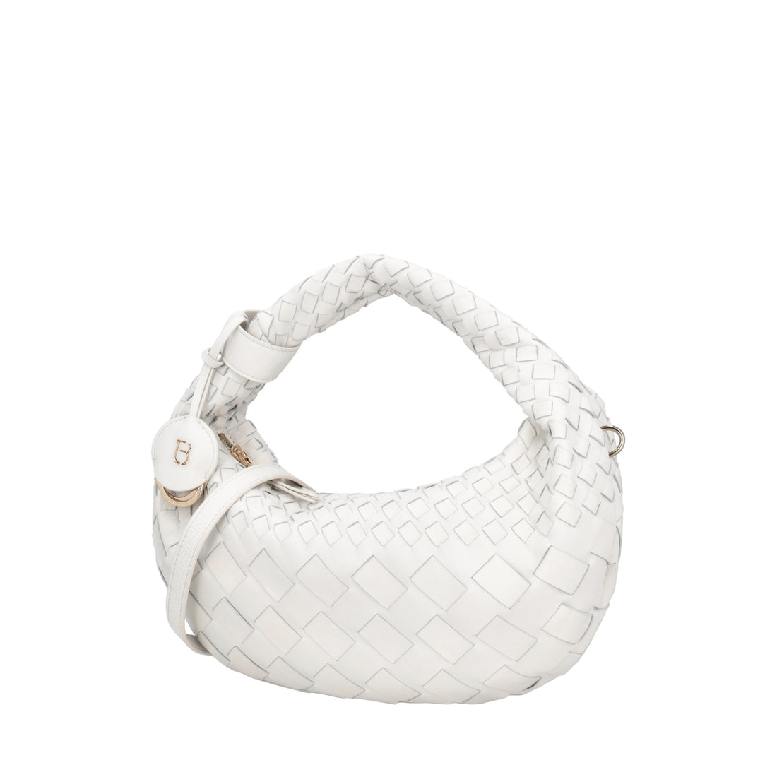 Borsa a mano mini Milano colore bianco