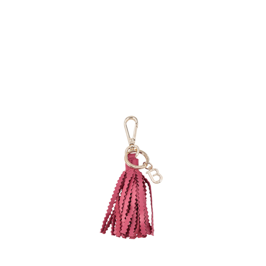 Portachiavi Africa in pelle colore fucsia
