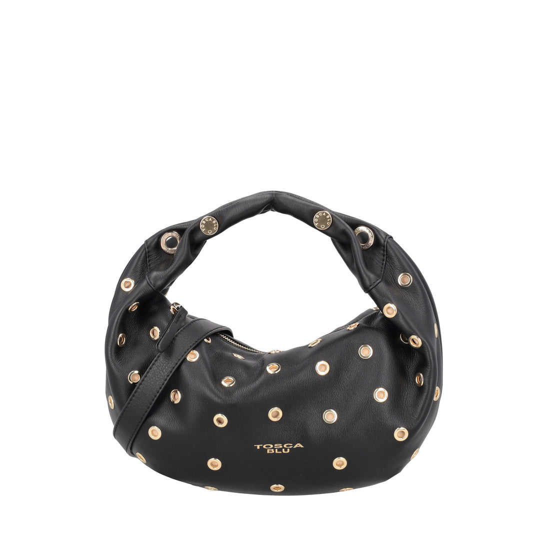 Dubai small shoulder bag with black studs
