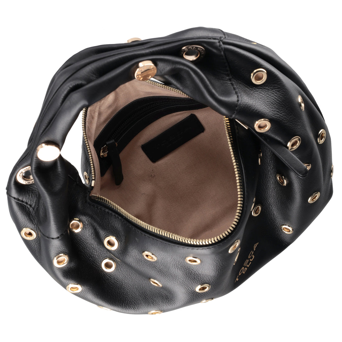 Dubai small shoulder bag with black studs