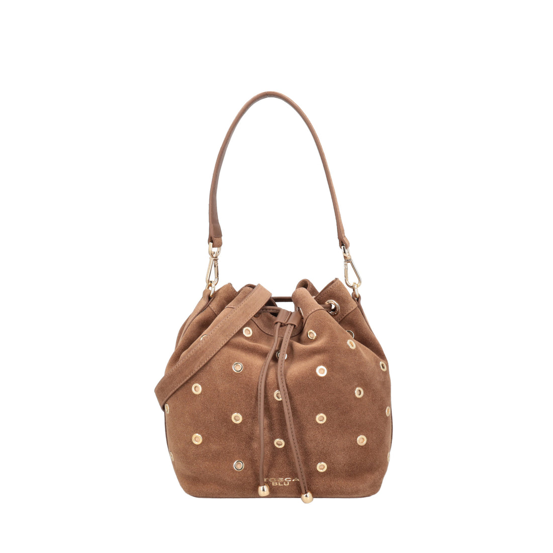 Secchiello Dubai in suede colore biscotto