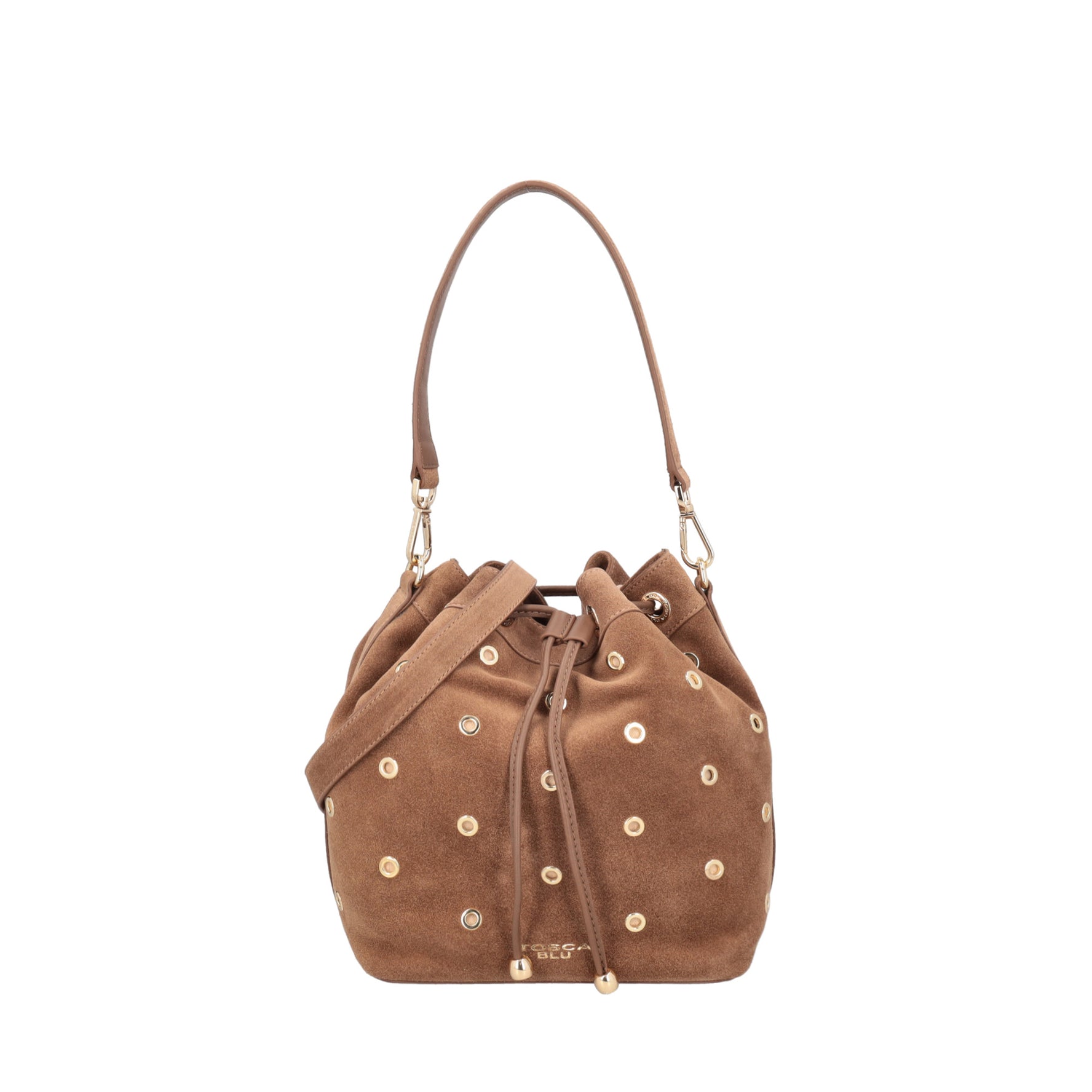 Secchiello Dubai in suede colore biscotto