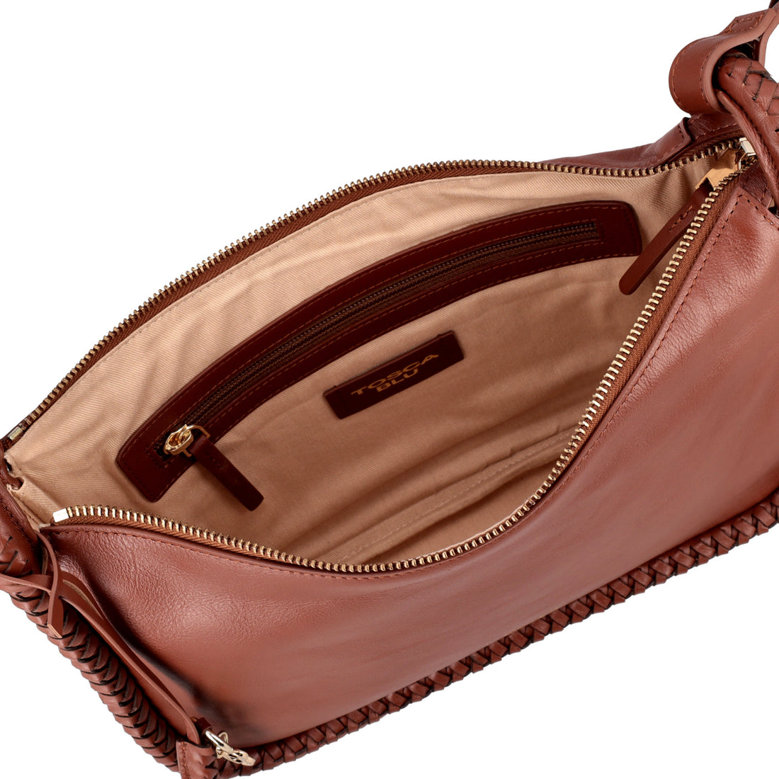 Borsa a spalla Lisbona colore cuoio