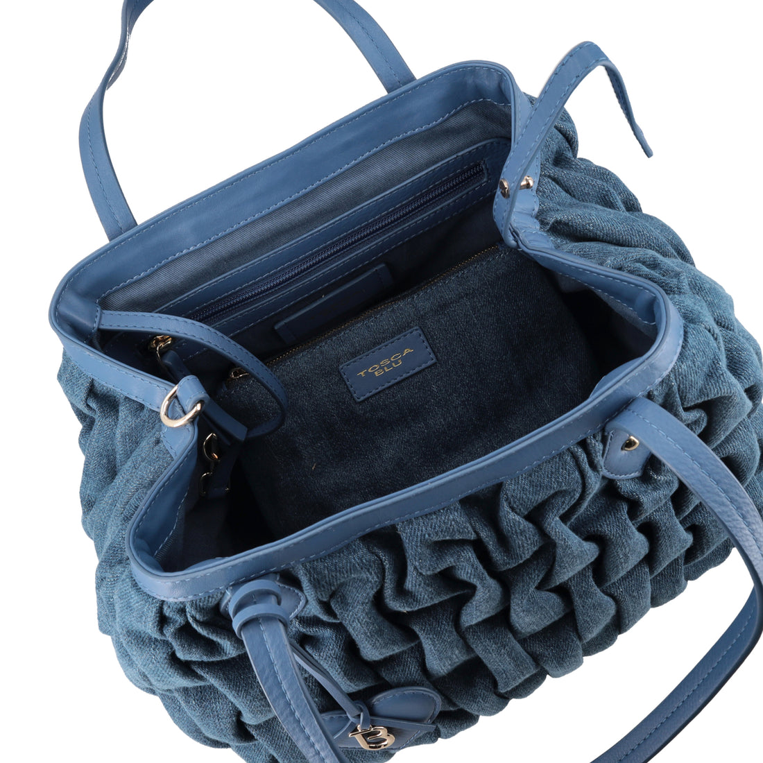 Shopping bag piccola Brooklyn colore blu