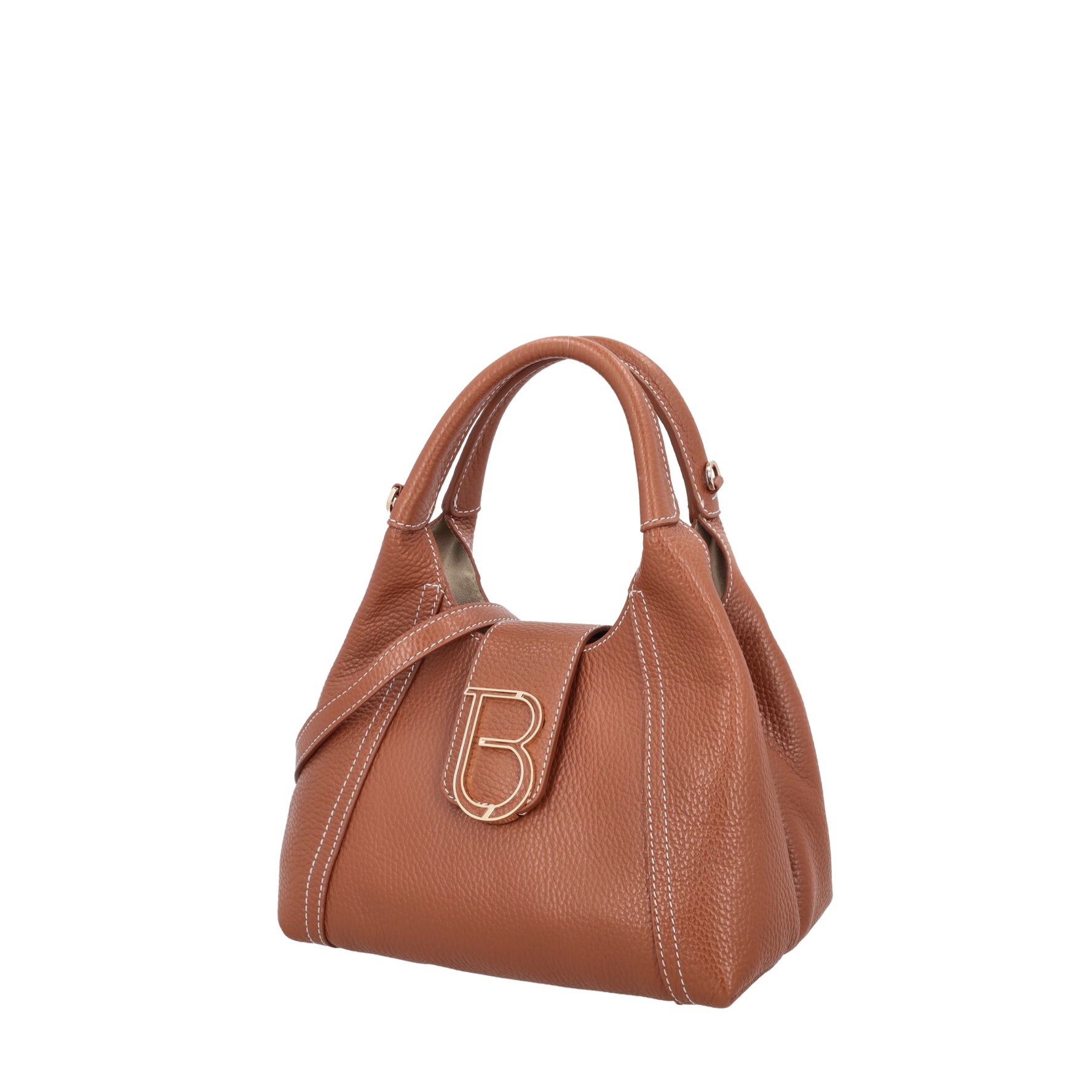 Mini handbag in Brera leather leather