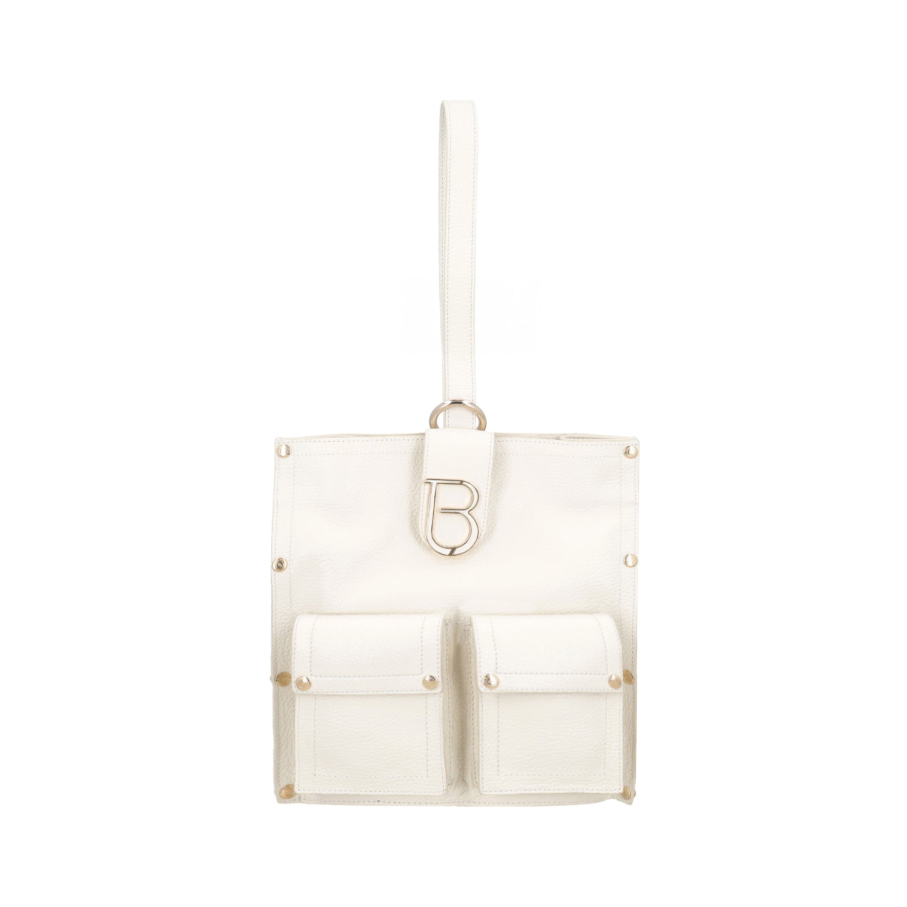 Zaino monospalla Elodie in pelle colore avorio