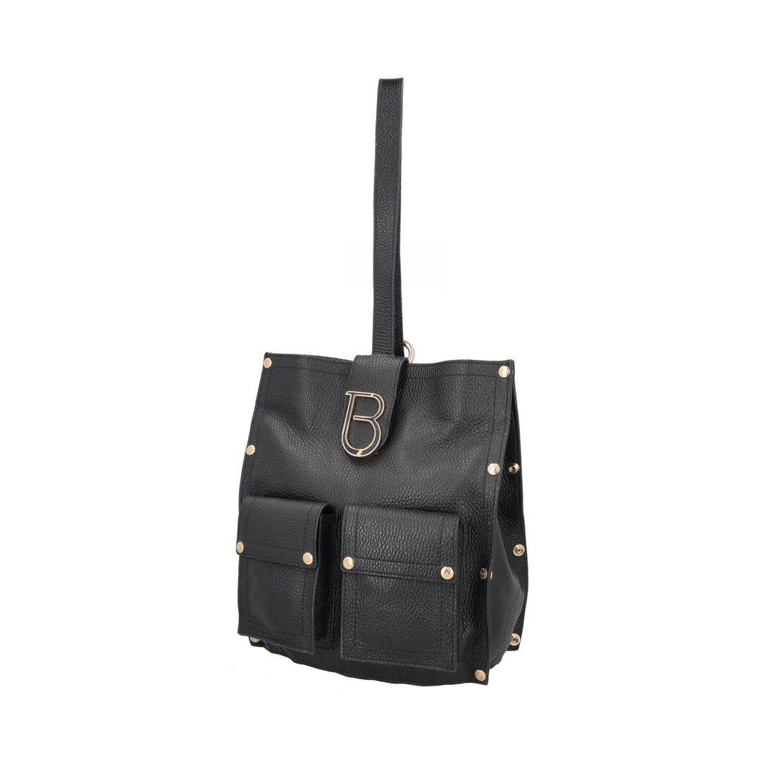 Zaino monospalla Elodie in pelle colore nero