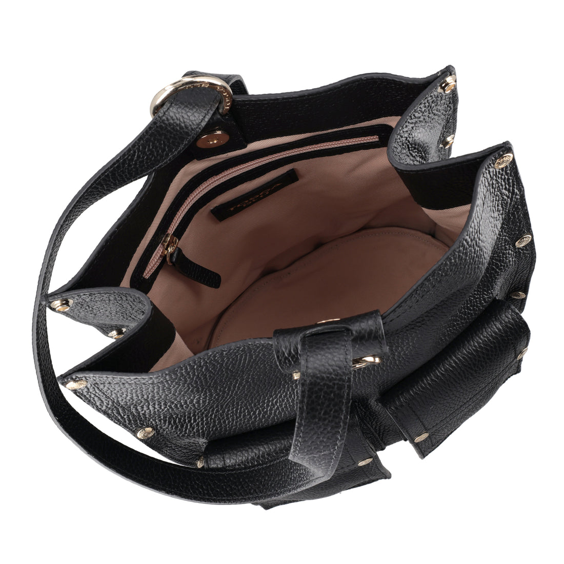 Zaino monospalla Elodie in pelle colore nero