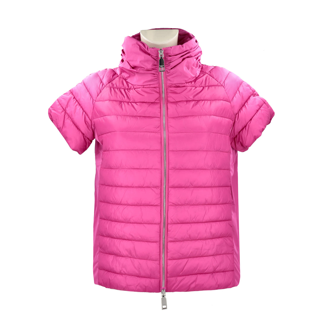 Piumino mezza manica Te' Matcha colore fucsia