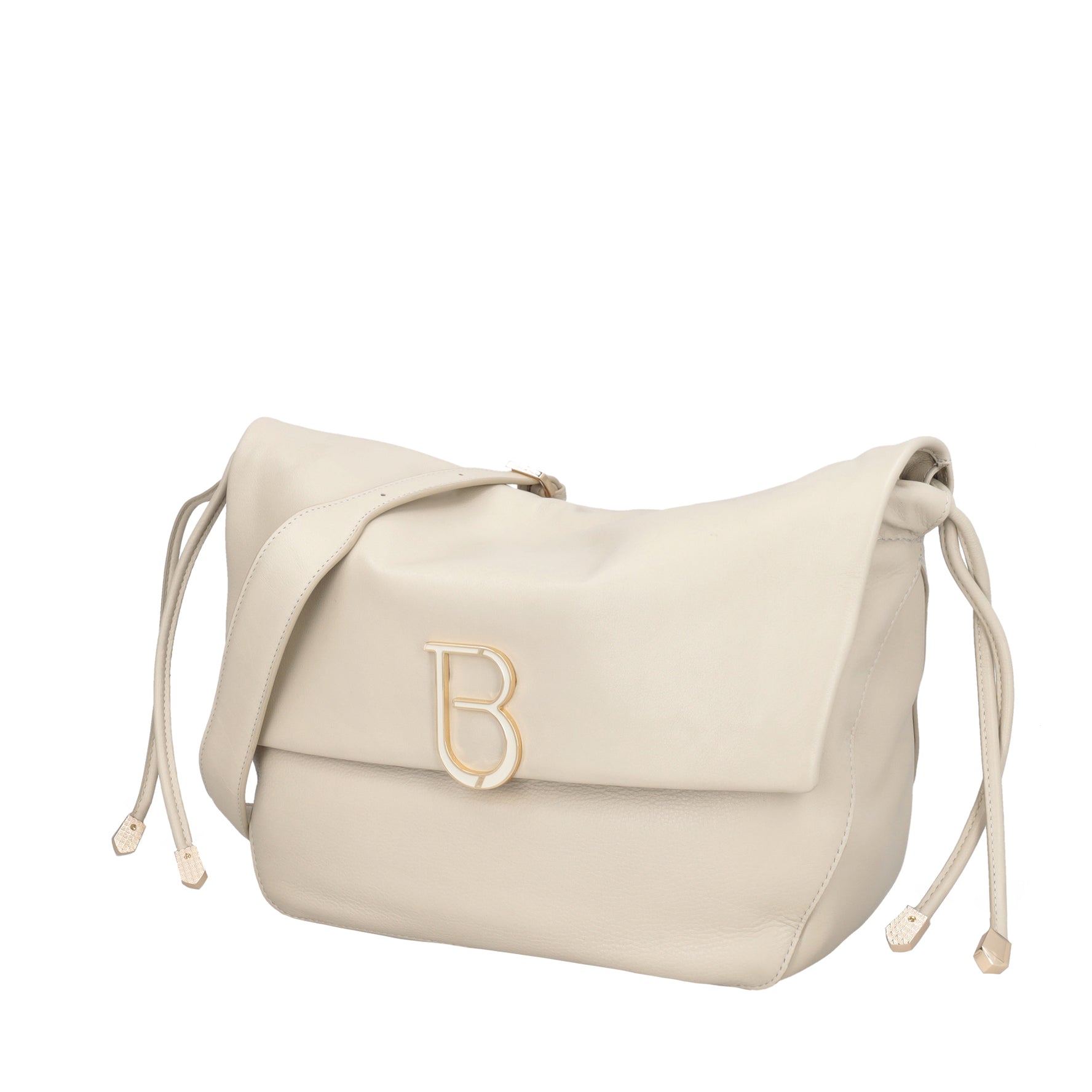 Paris shoulder bag in ivory leather