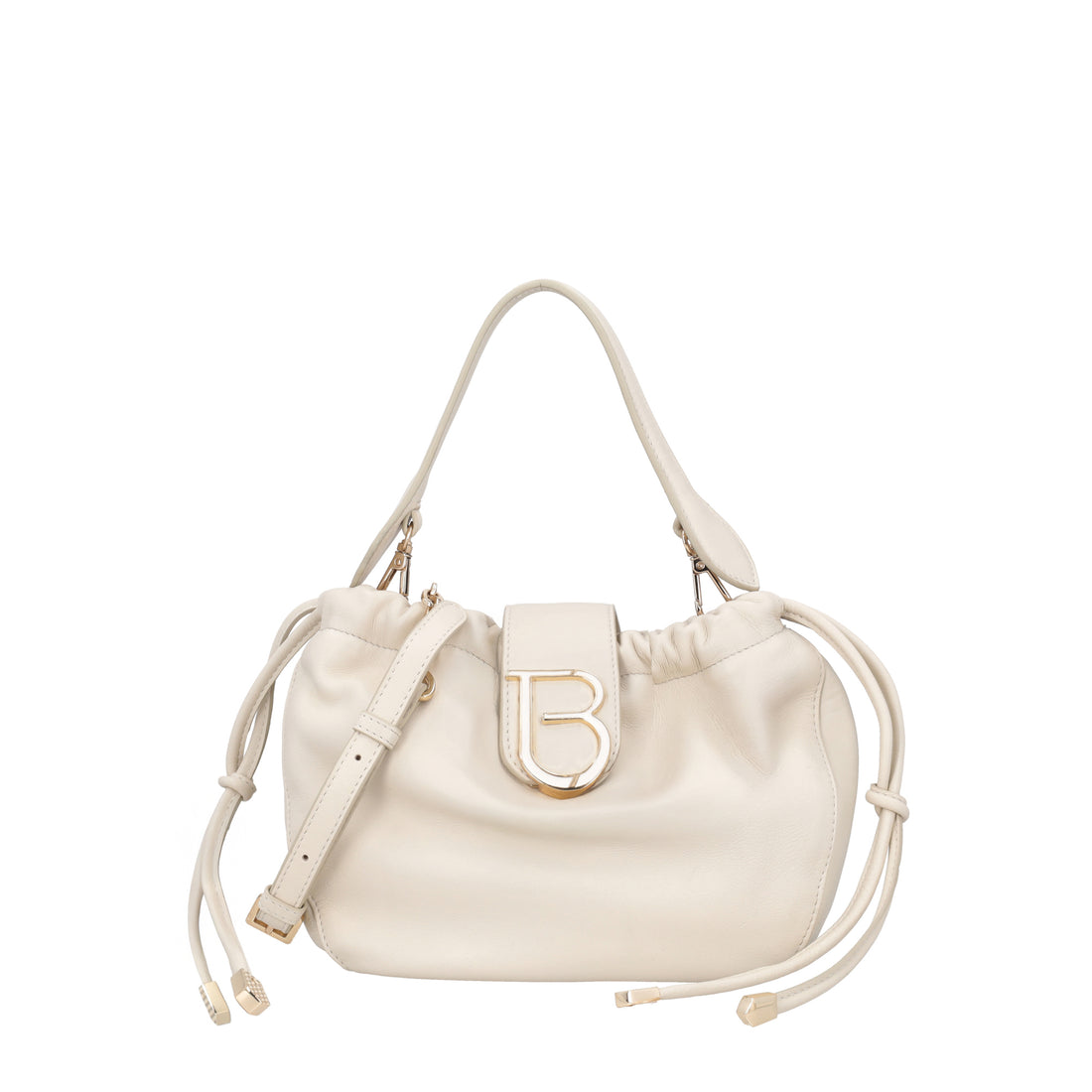 Secchiello in pelle Paris colore avorio