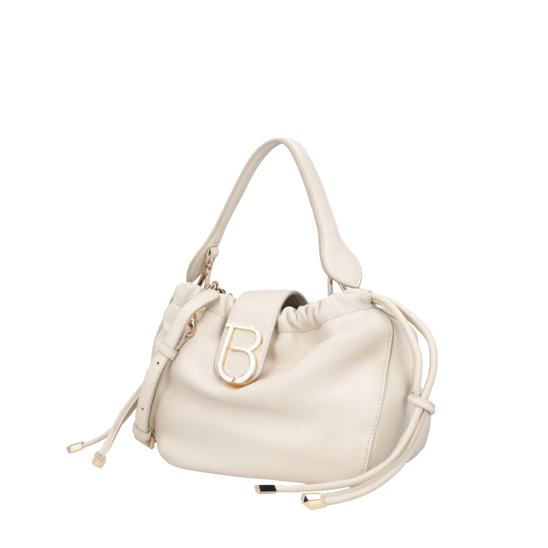 Secchiello in pelle Paris colore avorio