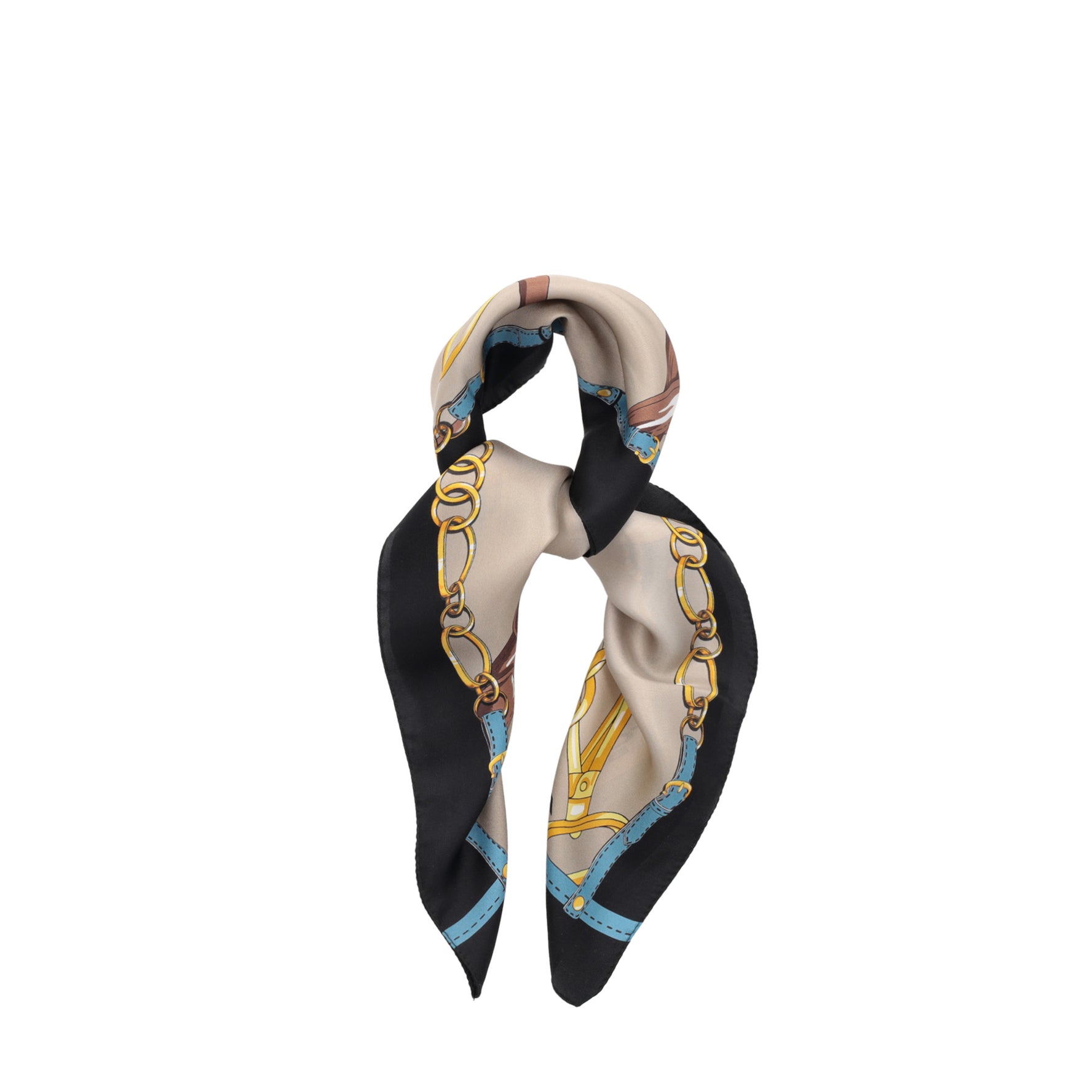 Foulard Cecilia in seta colore multicolor