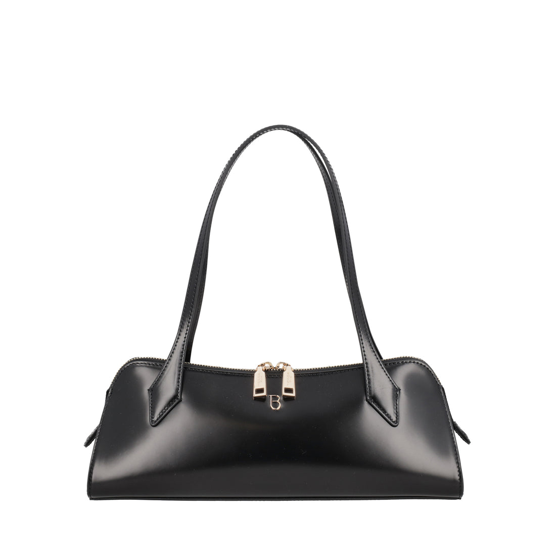 Borsa a spalla Hollywood in pelle colore nero