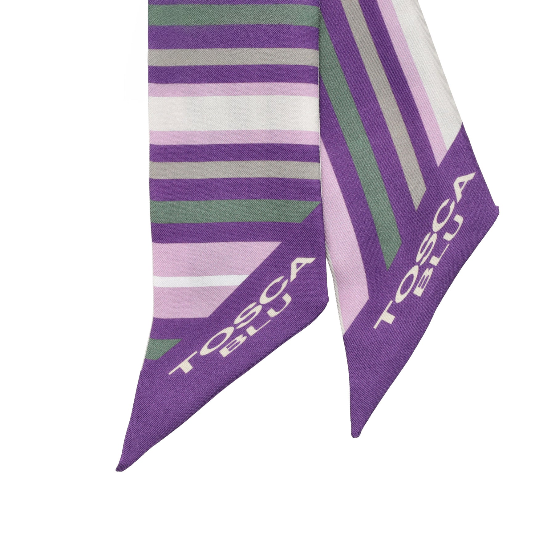 Foulard Twilly Grace in seta colore viola