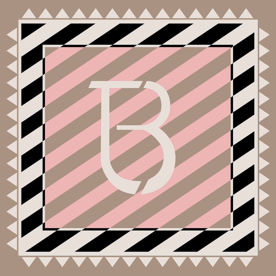 Blanca pink silk scarf