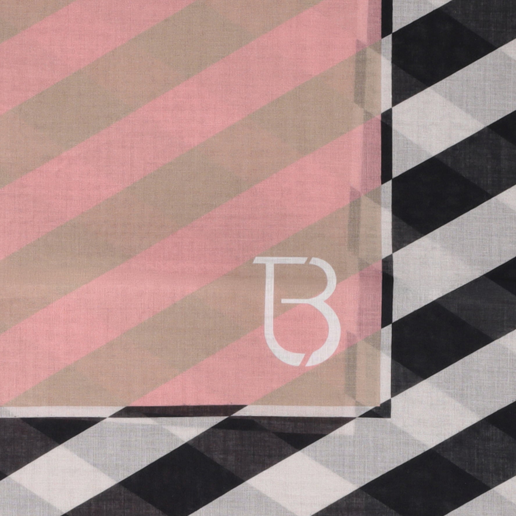 Blanca scarf with pink print