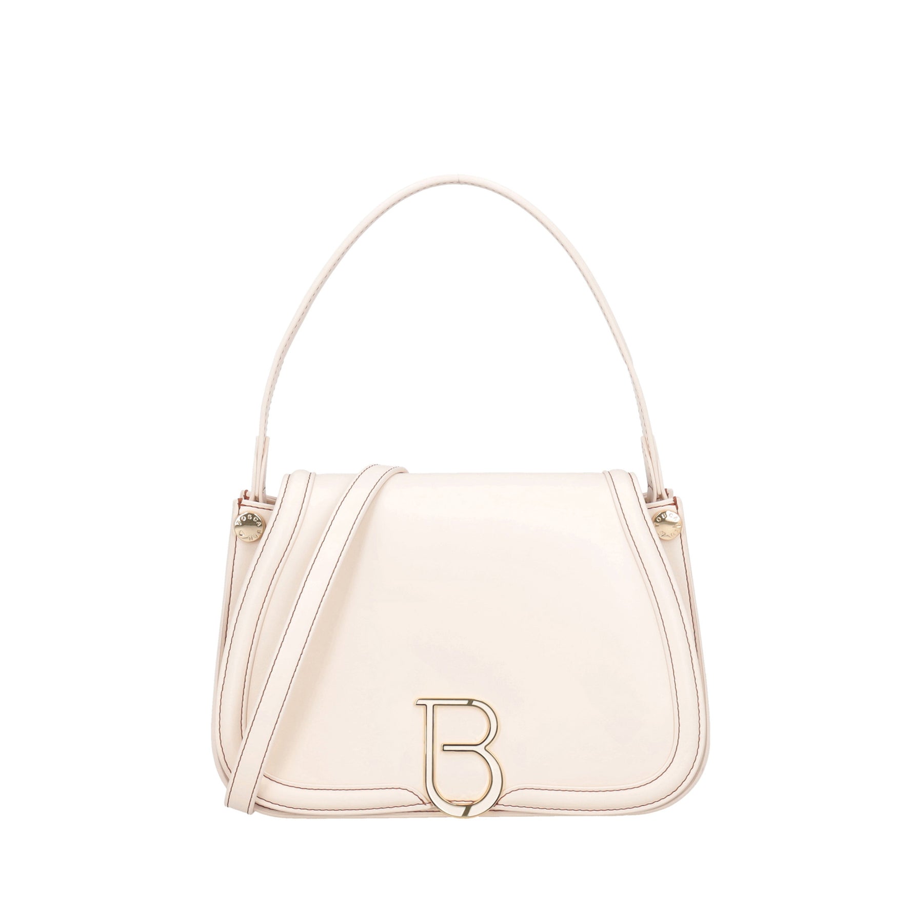 Margaret shoulder bag with ivory logo