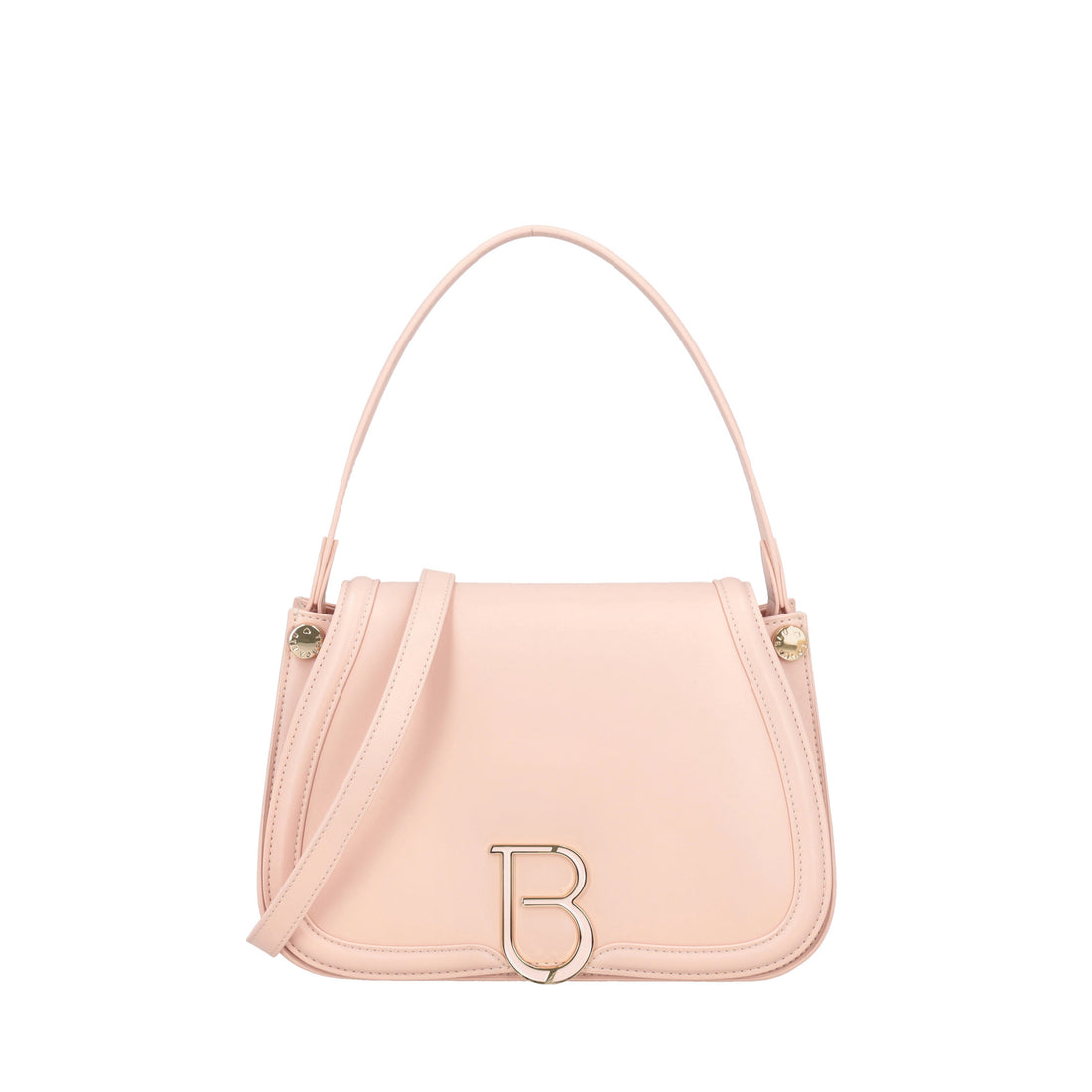 Borsa a spalla Margaret con logo colore rosa