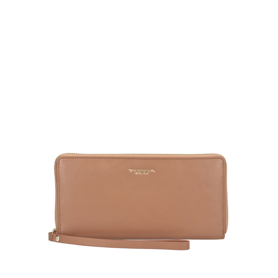 Portafoglio zip around Daily Wallets colore biscotto