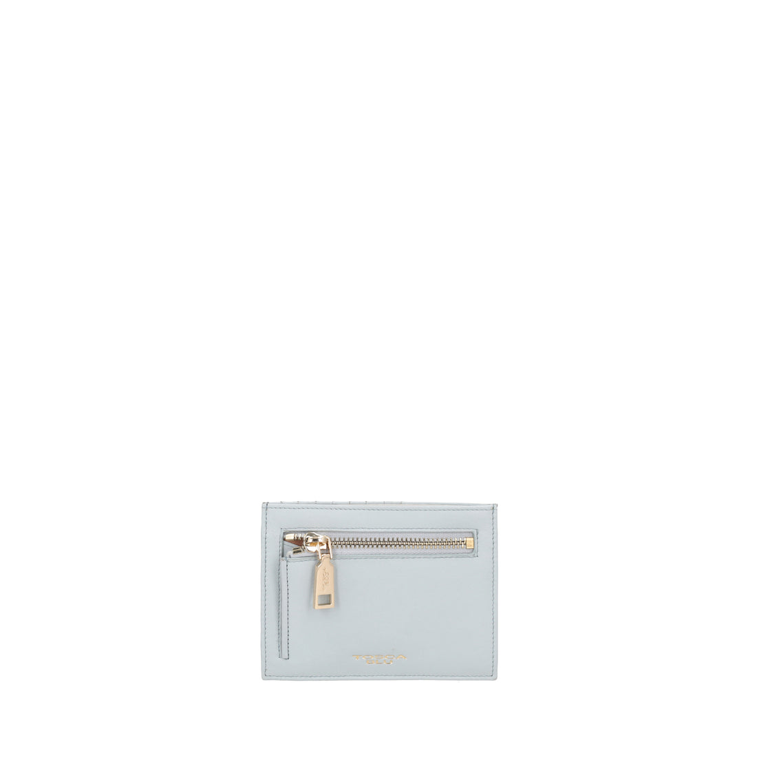 Portafoglio Daily Wallets con zip colore azzurro