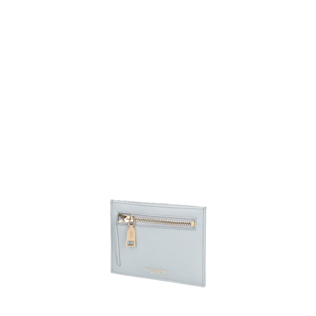 Portafoglio Daily Wallets con zip colore azzurro