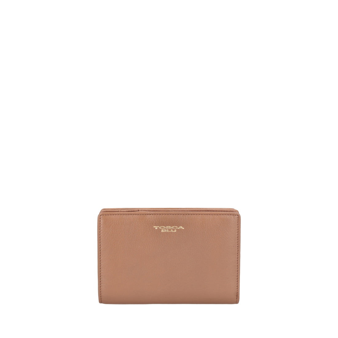 Portafoglio medio Daily Wallets in pelle colore biscotto