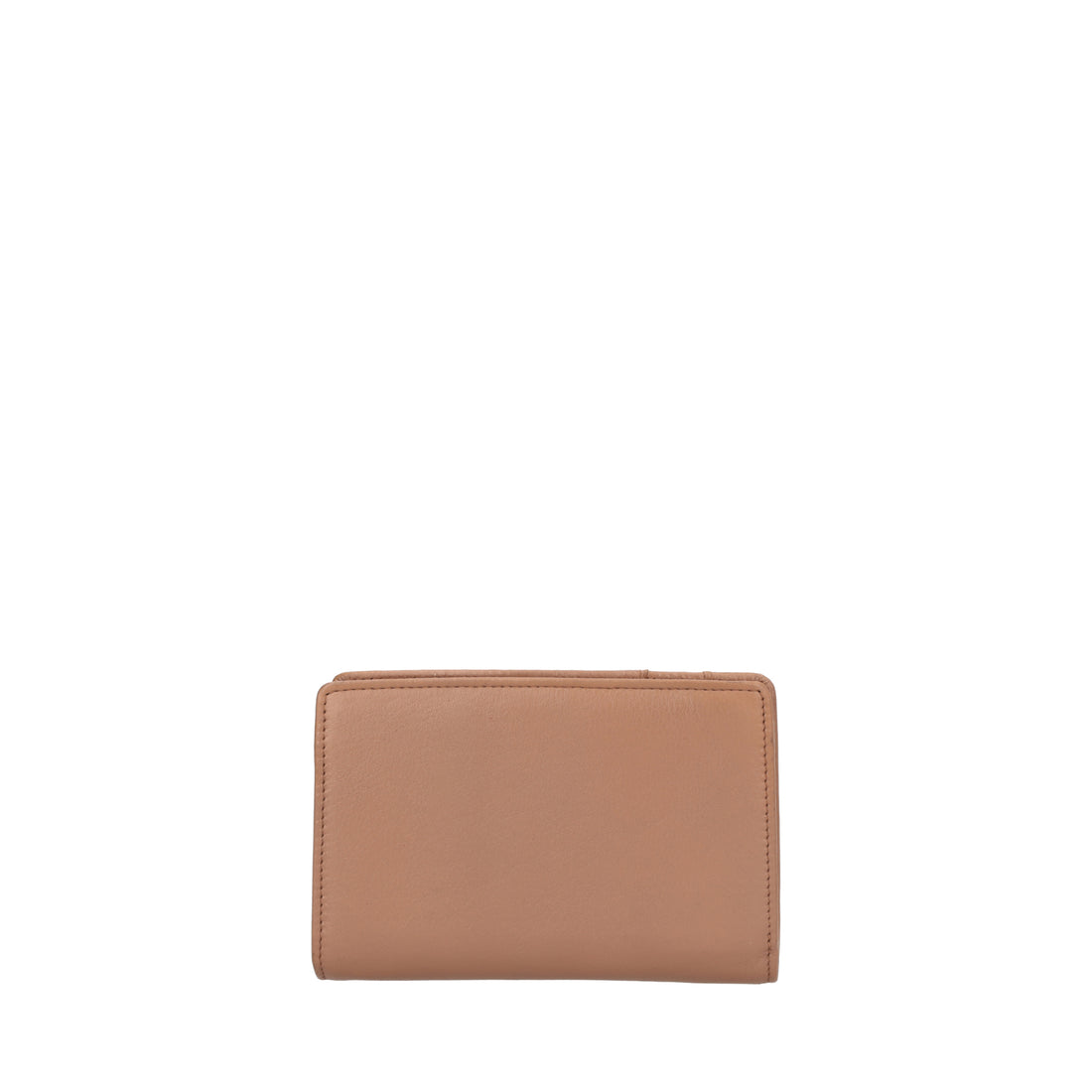 Portafoglio medio Daily Wallets in pelle colore biscotto