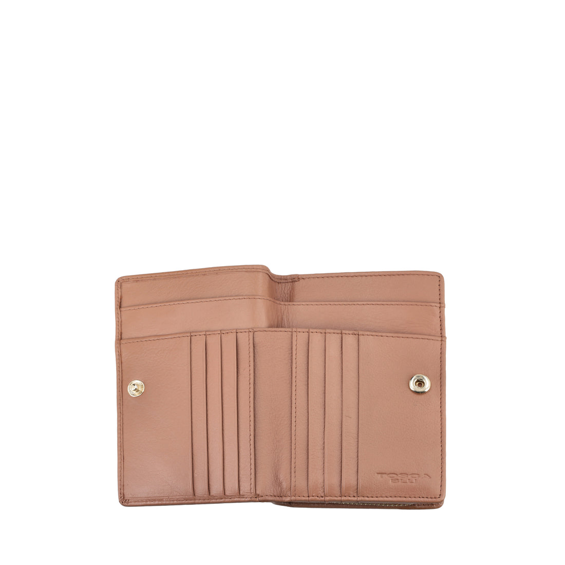 Portafoglio medio Daily Wallets in pelle colore biscotto