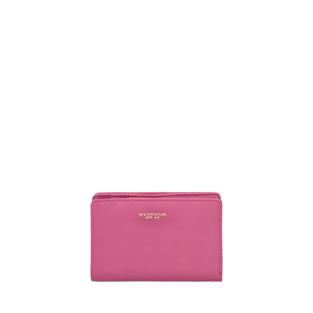 Portafoglio medio Daily Wallets in pelle colore fucsia