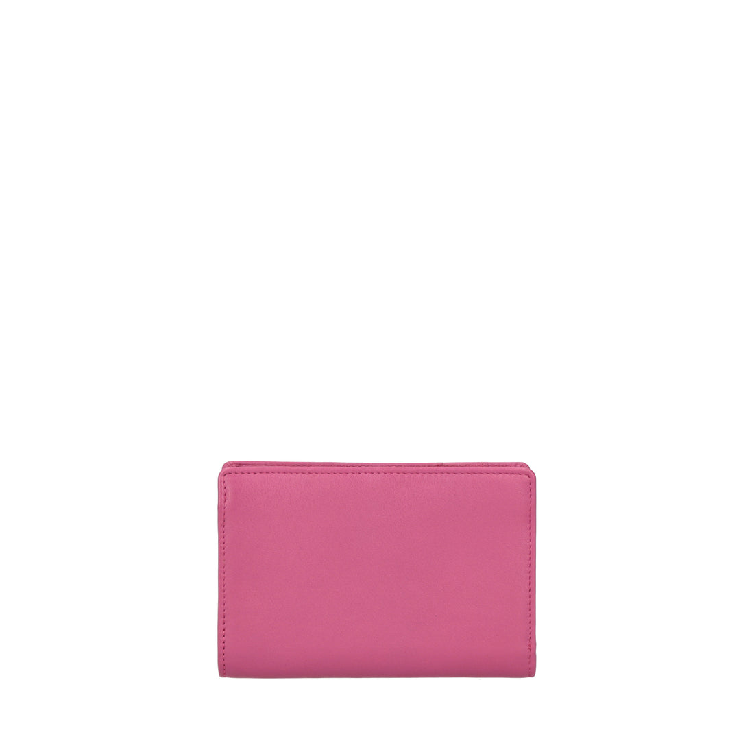 Portafoglio medio Daily Wallets in pelle colore fucsia