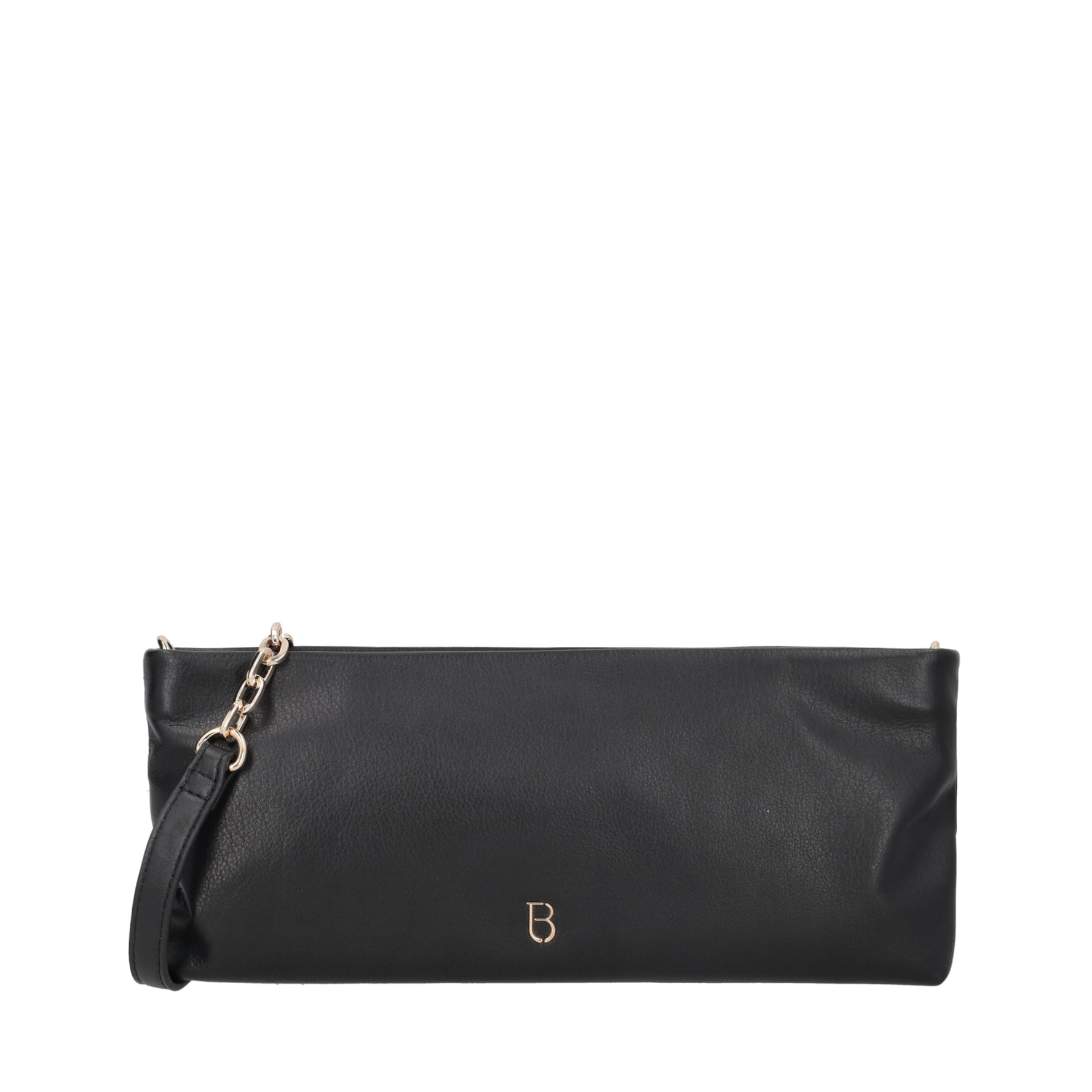 Evelyn shoulder bag in black leather
