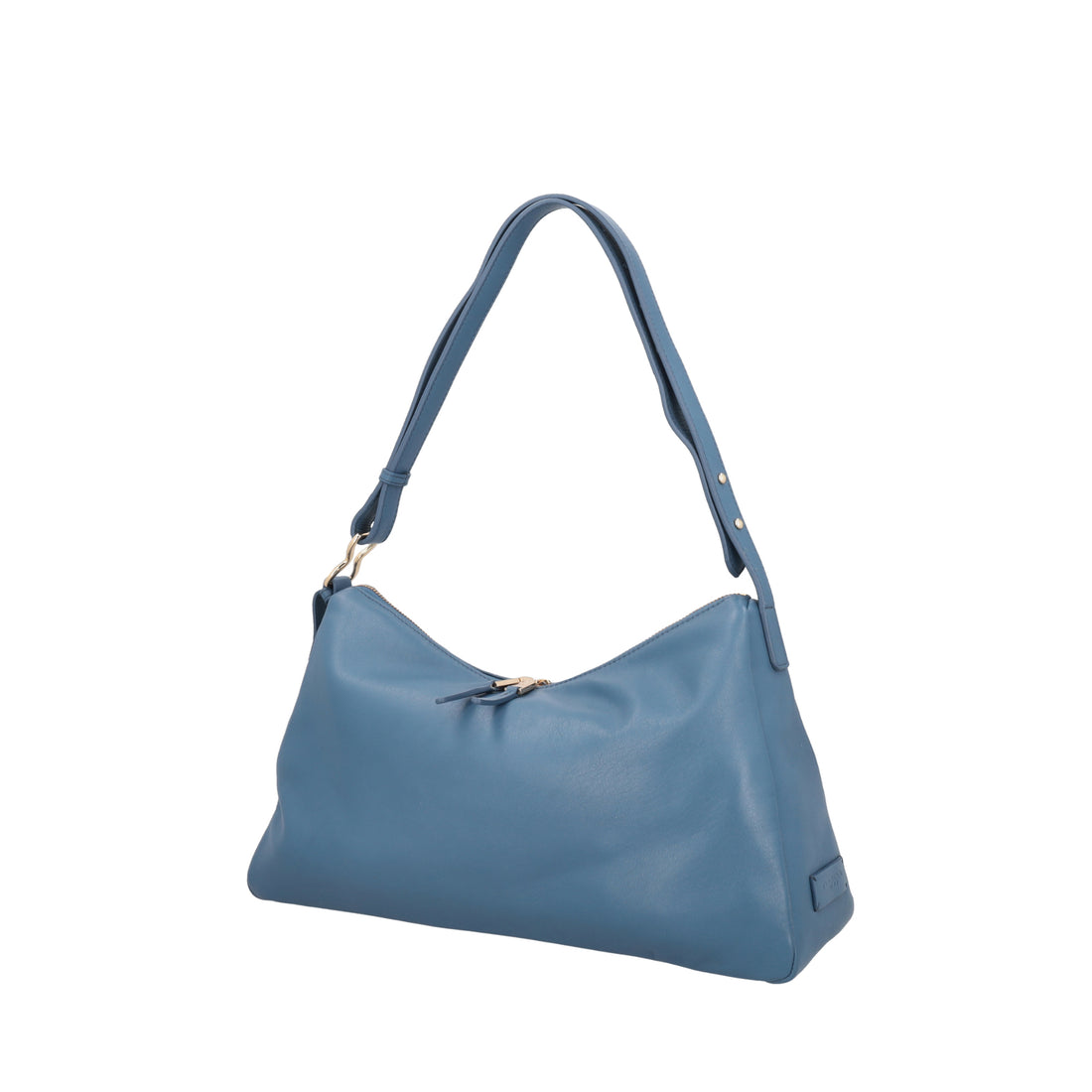 Borsa a spalla in pelle Susan colore blu
