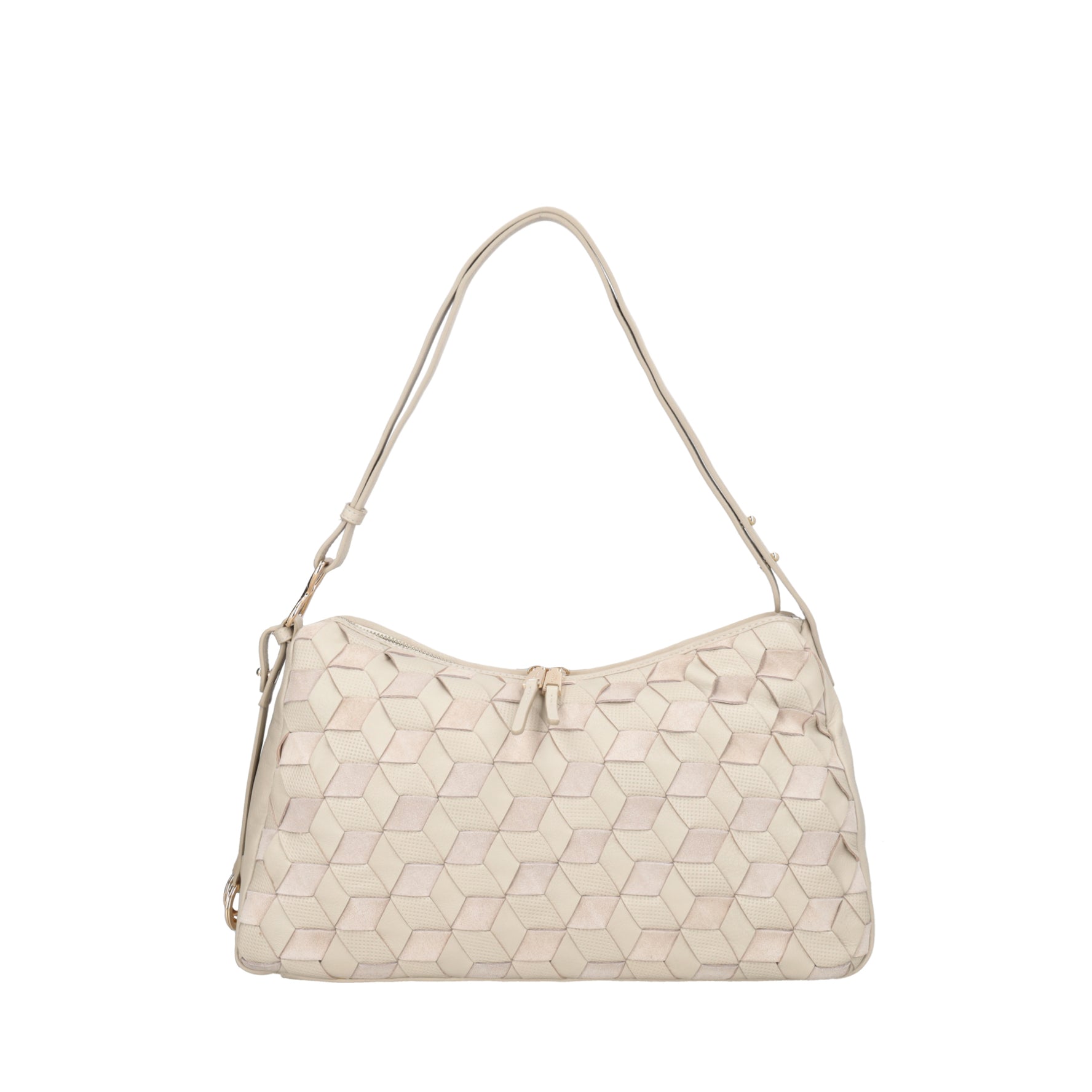 Susan suede shoulder bag ivory color