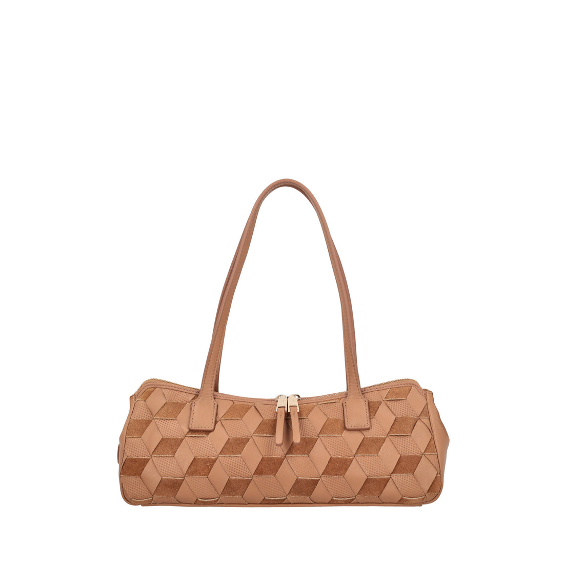 Borsa in suede Susan colore biscotto