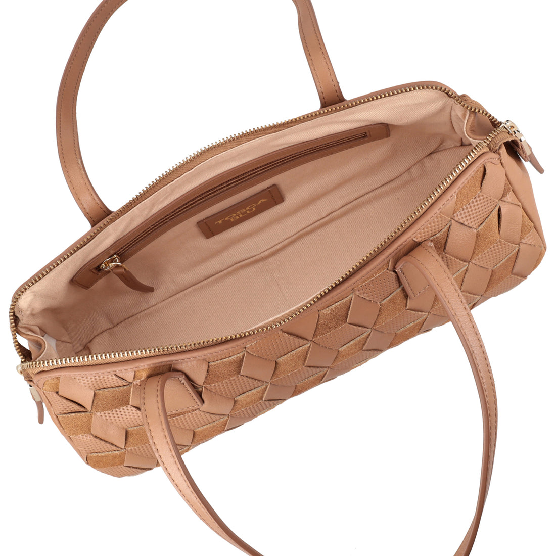 Borsa in suede Susan colore biscotto