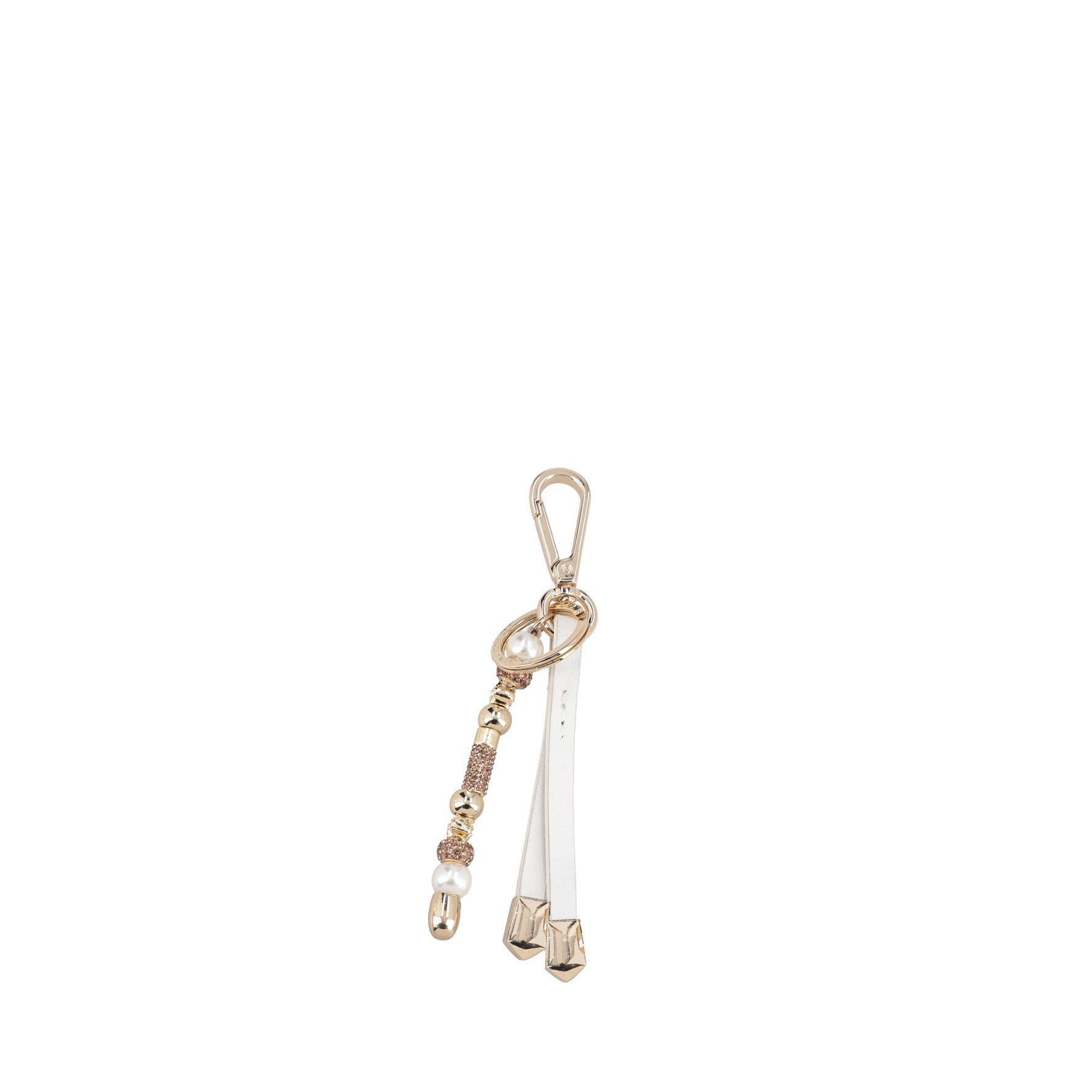 Morgana keyring with charms white color