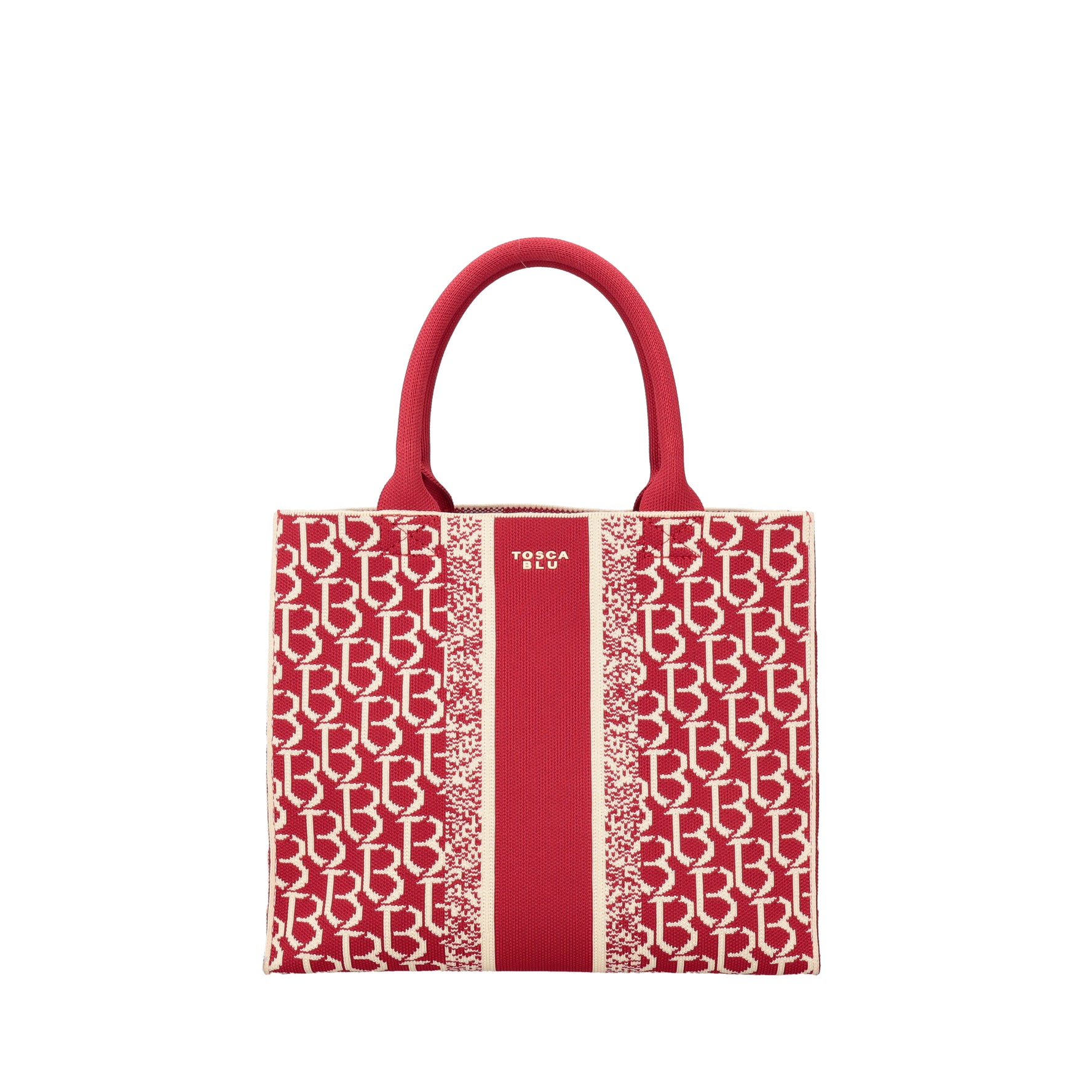 Shopping media logata Saint Tropez colore rosso