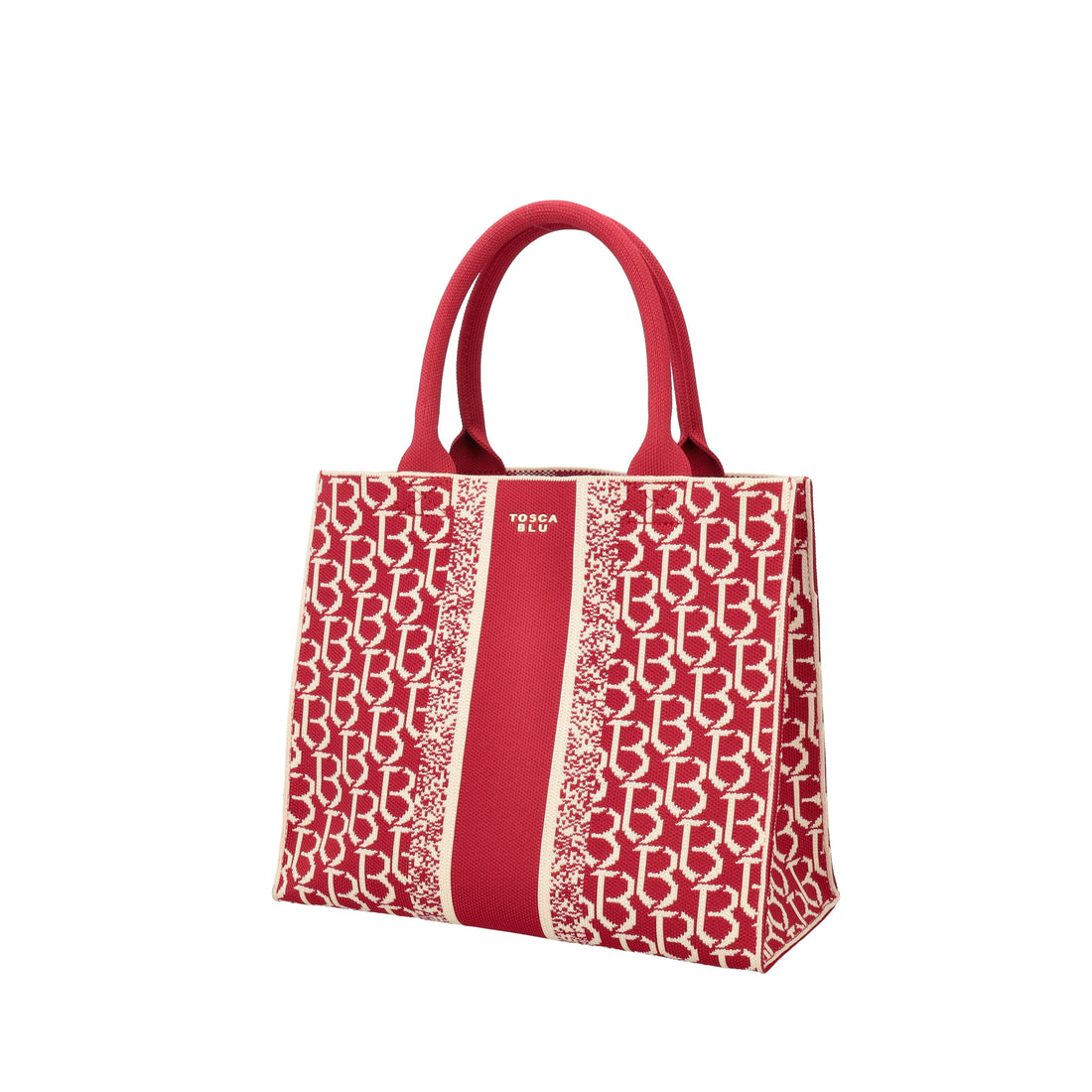 Shopping media logata Saint Tropez colore rosso