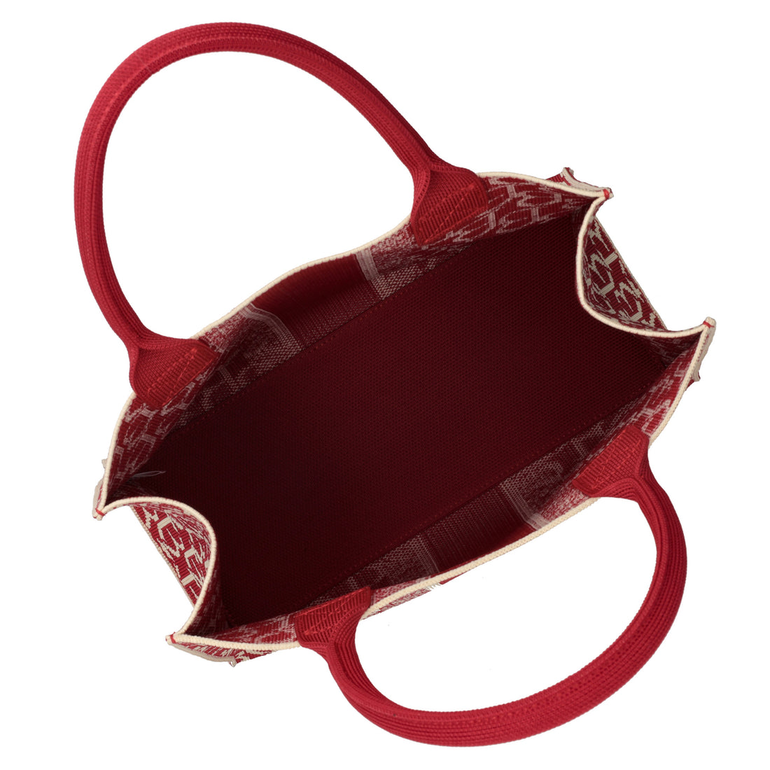 Shopping media logata Saint Tropez colore rosso