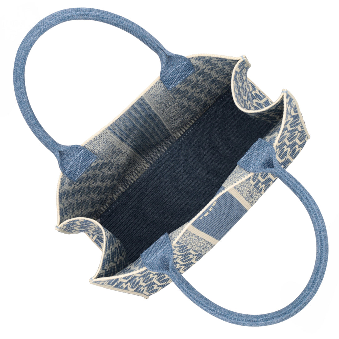 Shopping media logata Saint Tropez colore blu