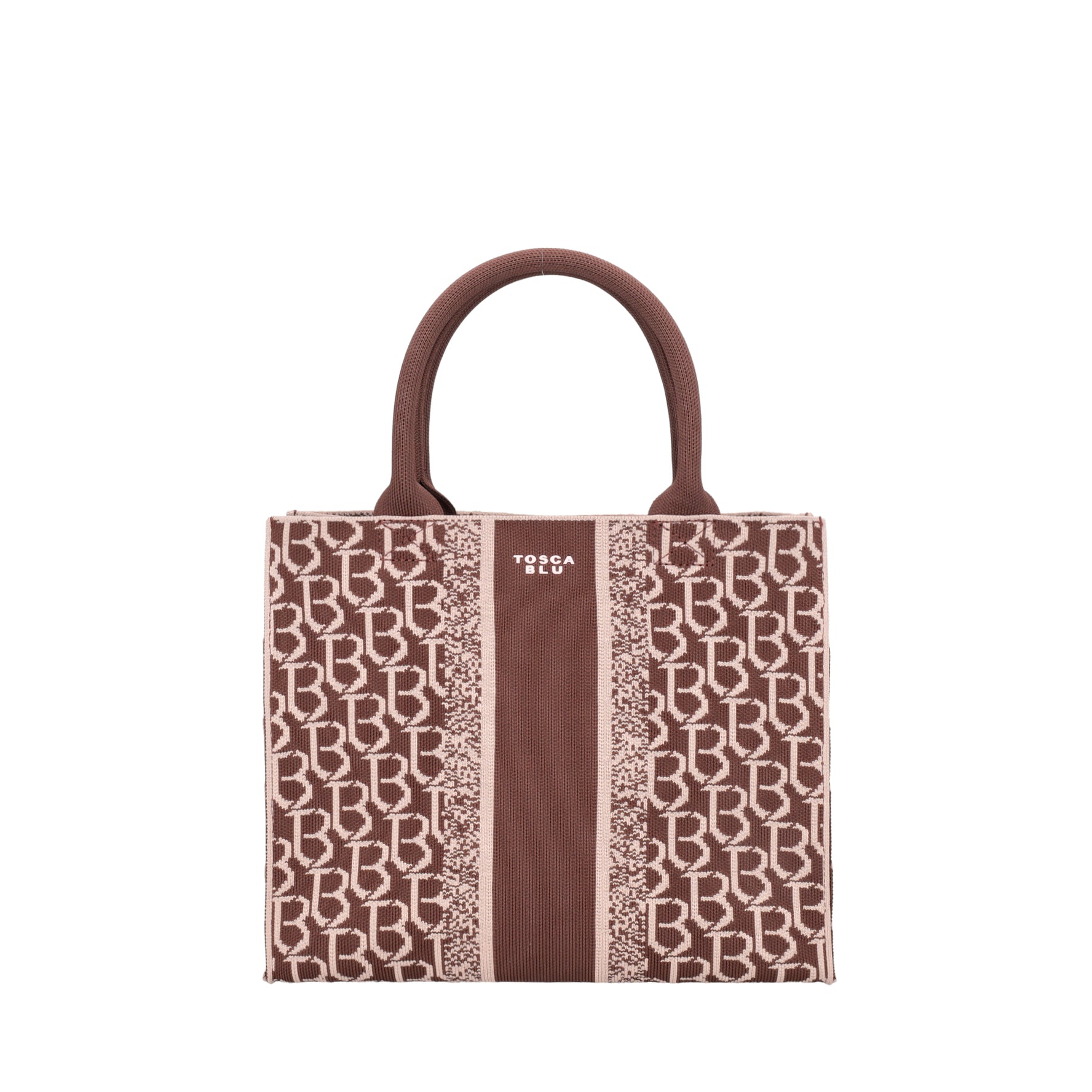 Shopping media logata Saint Tropez colore marrone