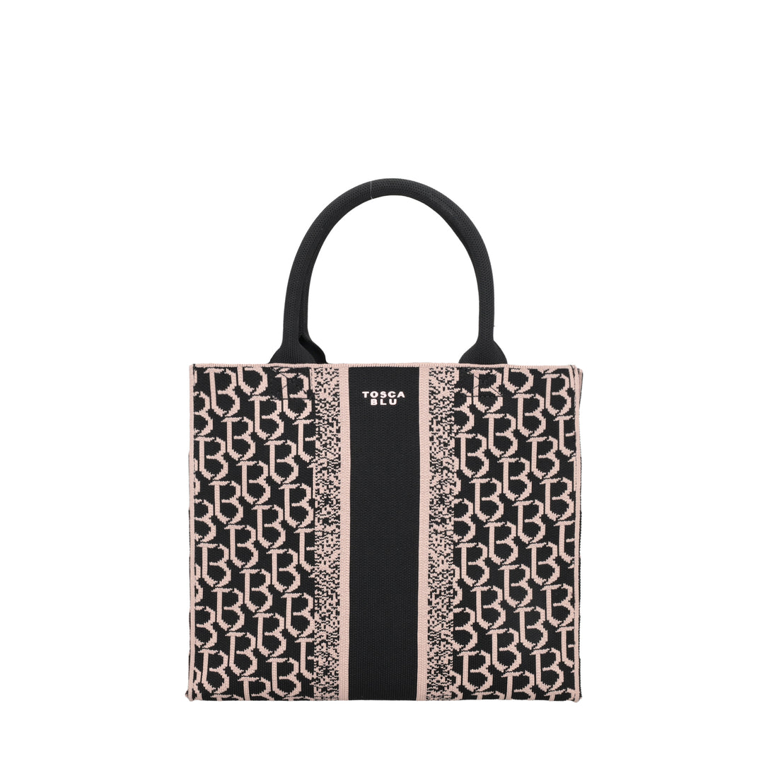 Shopping media logata Saint Tropez colore nero