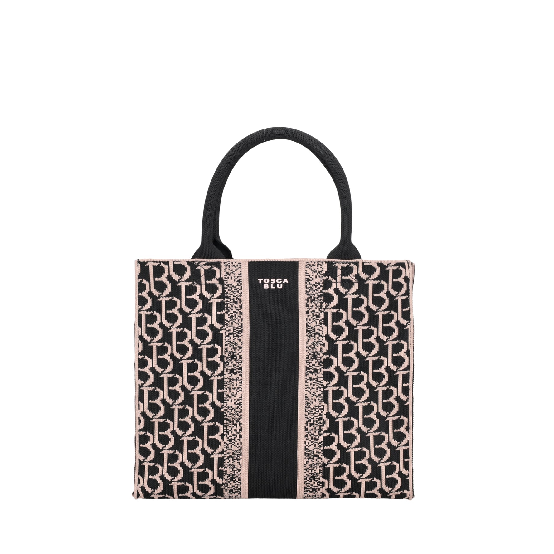 Shopping media logata Saint Tropez colore nero