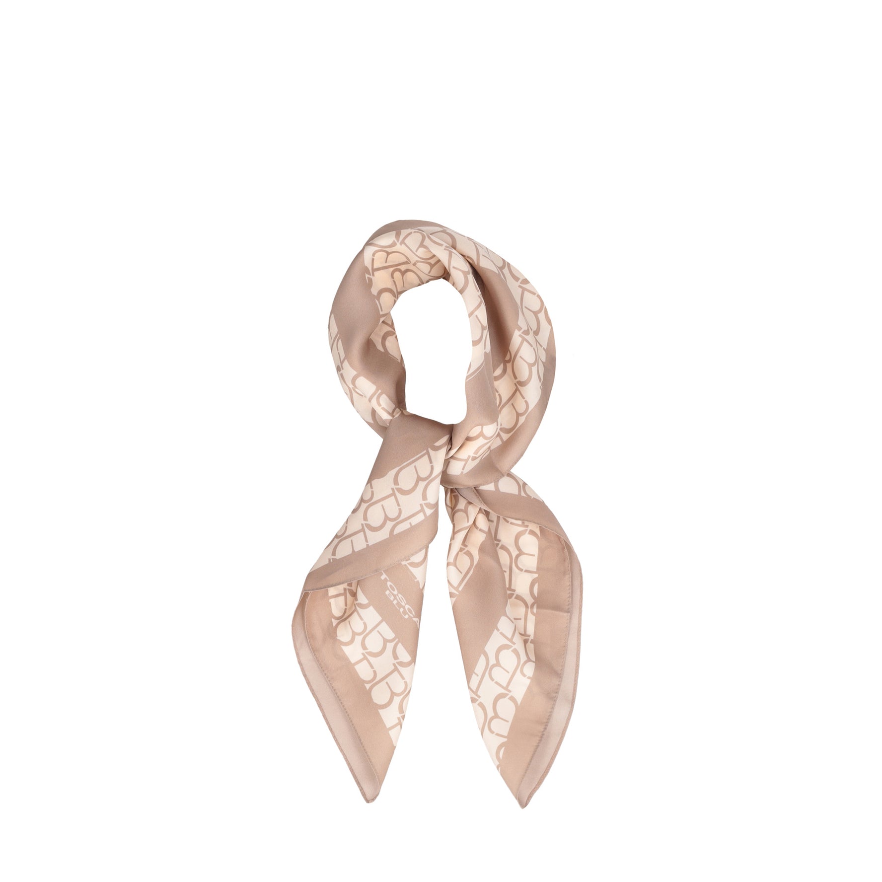 Foulard in seta Saint Tropez colore avorio