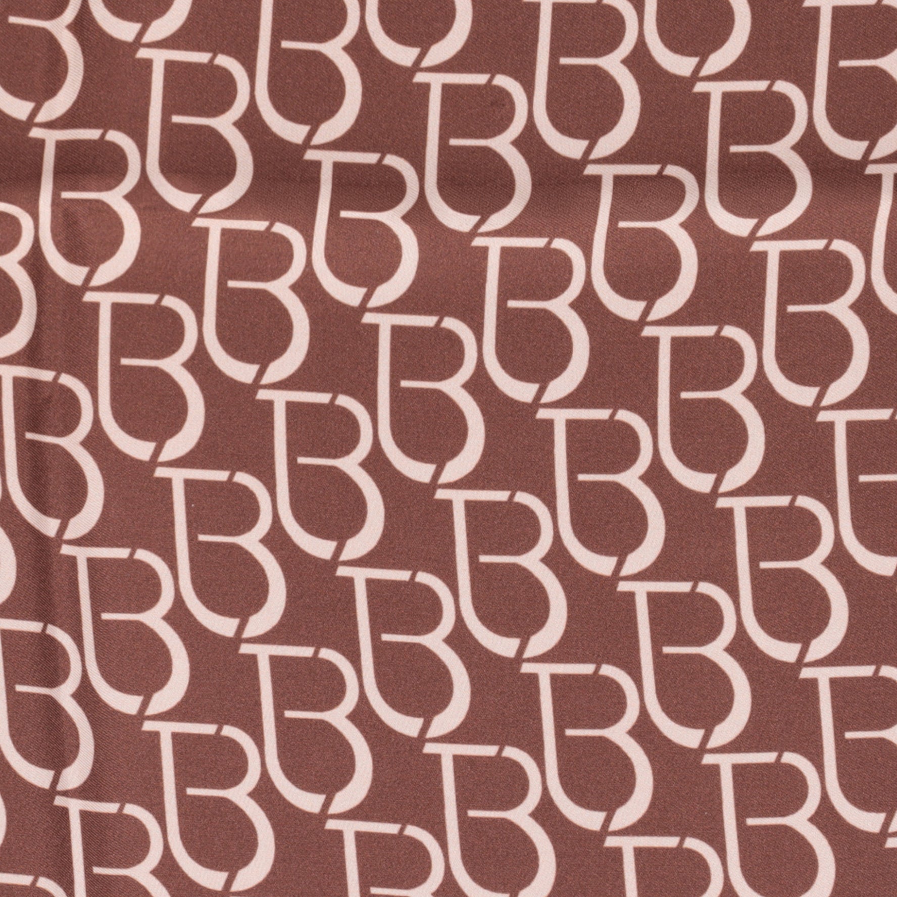 Foulard in seta Saint Tropez colore marrone