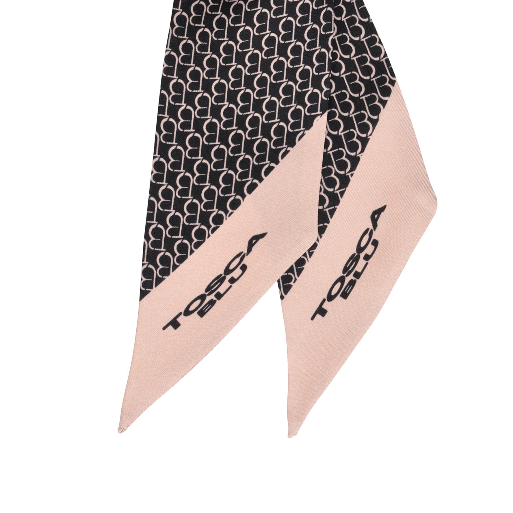 Foulard twilly in seta Saint Tropez colore nero