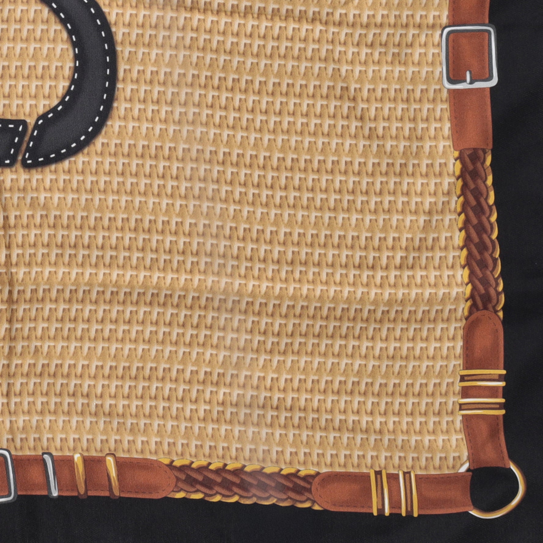 Foulard in seta Madagascar colore beige