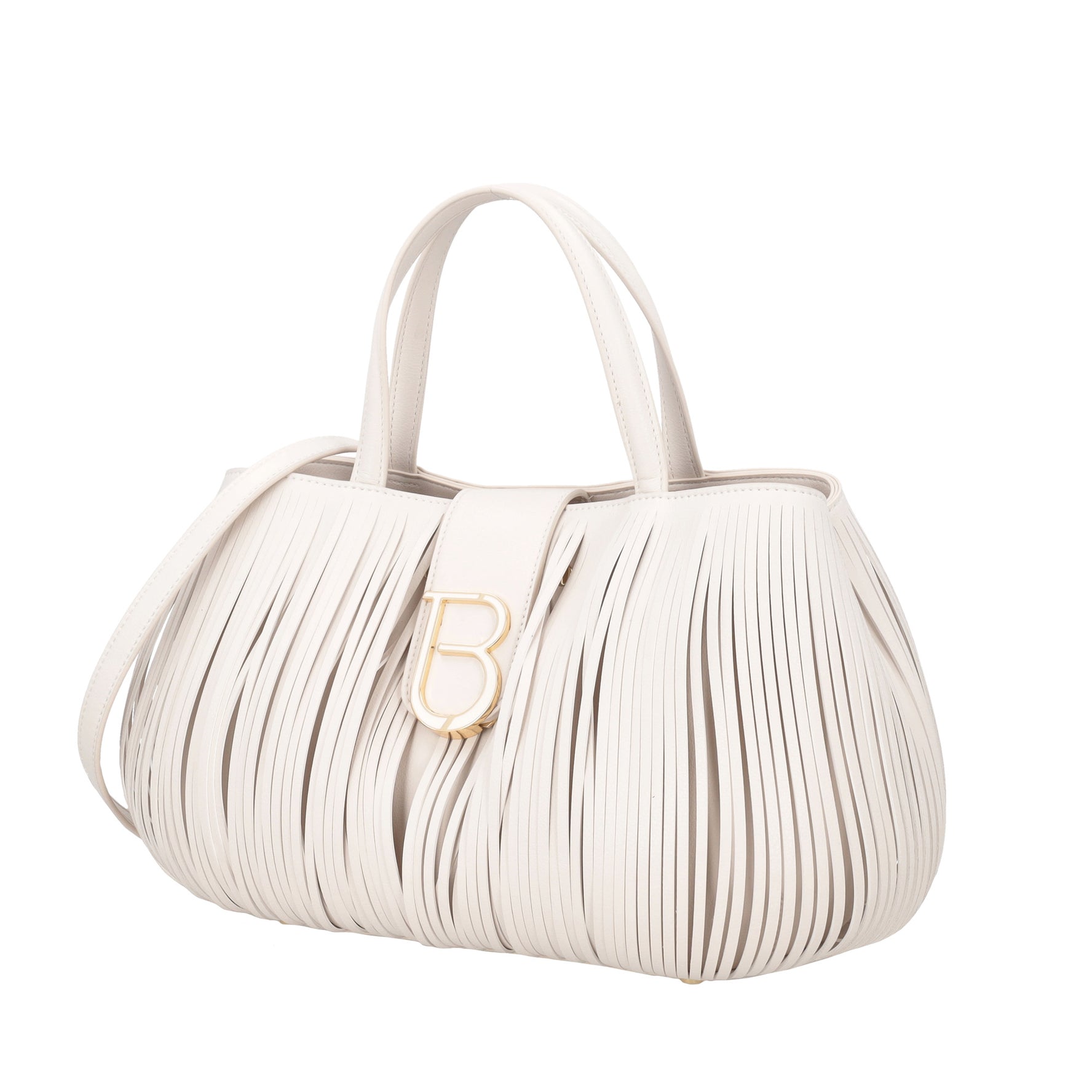 Taormina carved handbag natural color