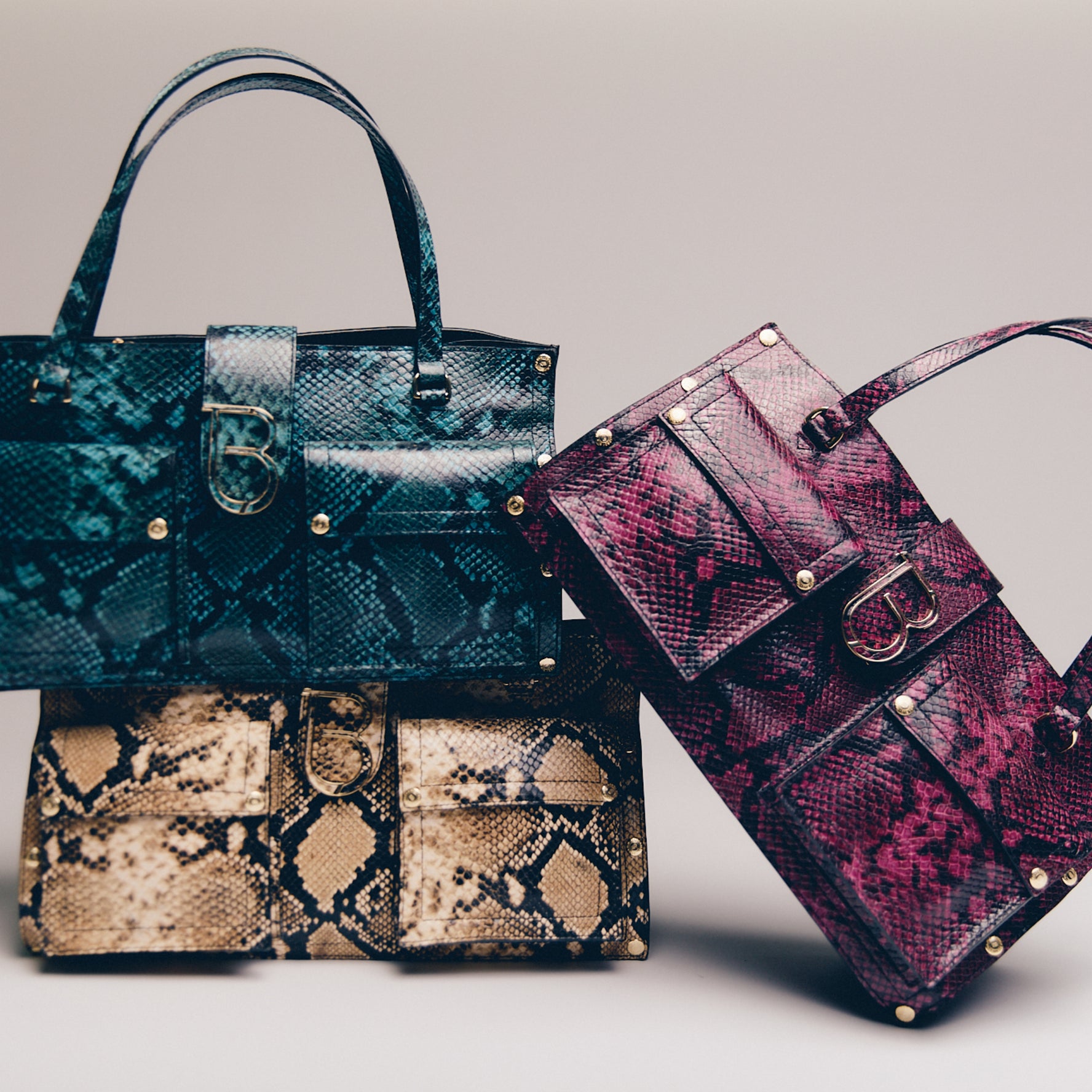 Elodie Bag From Women to Women Special Edition in pelle stampa pitone
